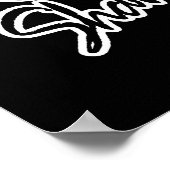 Barber Skull Poster (Ecke)