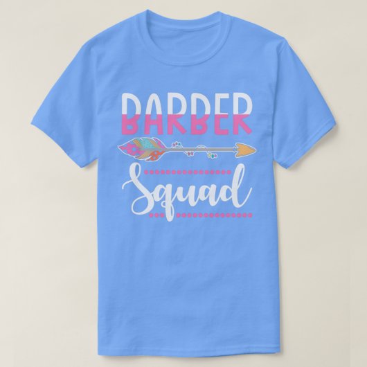 Barber Squad Hairdresser Women Group T-Shirt (Design vorne)