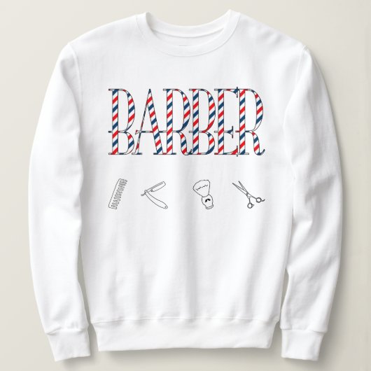 Barber Sweatshirt (Design vorne)