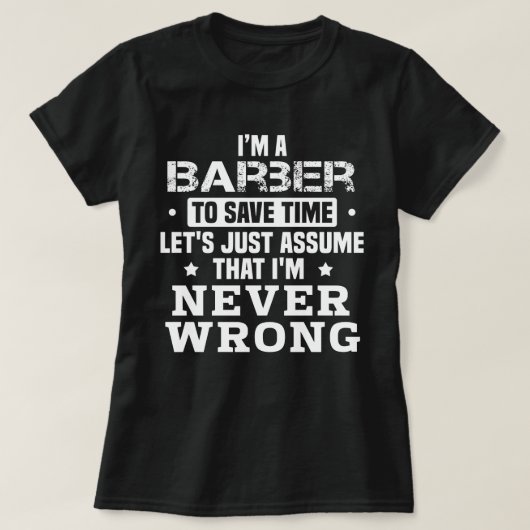 Barber T-Shirt (Design vorne)
