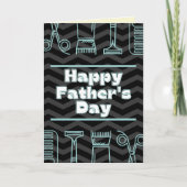 Barber Themed Happy Vatertag Card Karte (Vorderseite)