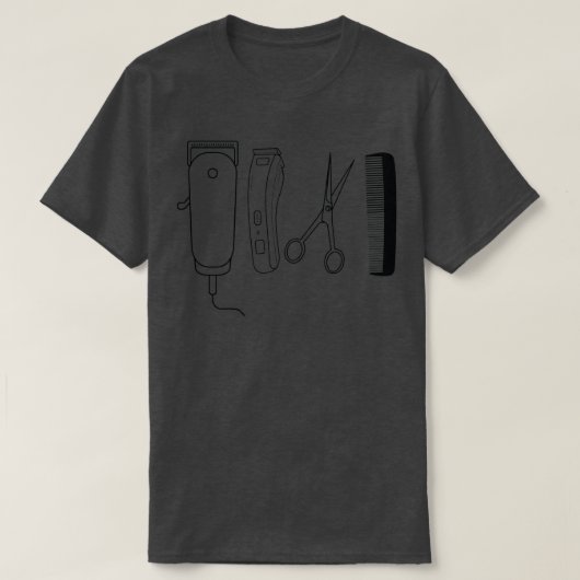 Barber Tools 4 T-Shirt (Design vorne)
