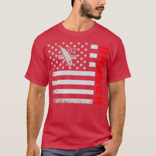 Barber-US-Flaggenmaske T-Shirt