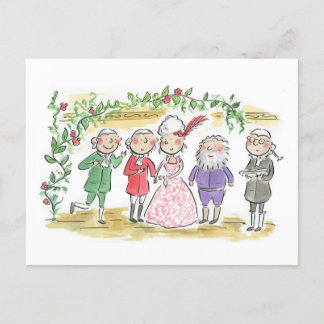 Barber von Sevilla, Hochzeit Postkarte