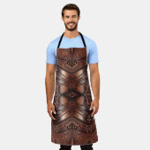 Barberarmor abstrakte Design All-Over-Print-Schürz Schürze (Getragen)