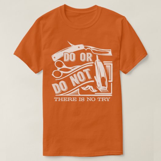 Barberholz tun oder nicht T-Shirt (Design vorne)
