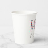 Barberporzellanplatte Pappbecher (Rechts)