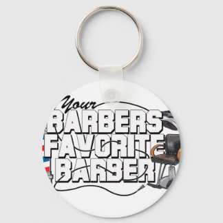 Barbers Favorite Barber Schlüsselanhänger