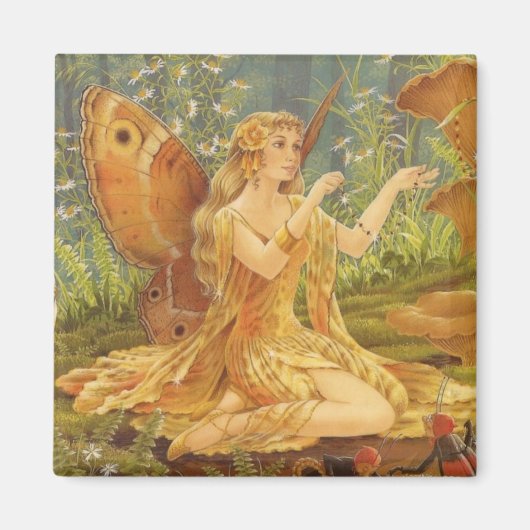 Barber's Golden Fairy Magnet (Vorne)