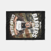 Barbers wieder großartig machen - Barrieren für Tr Fleecedecke (Vorderseite (Horizontal))