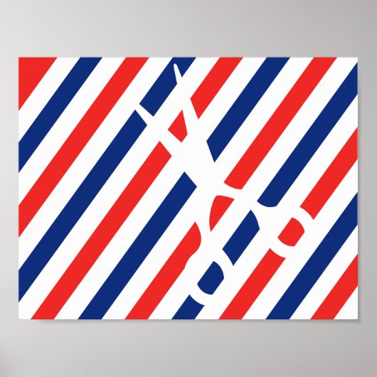 Barberschere Poster (Vorne)