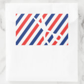 Barberschere Rechteckiger Aufkleber (Tasche)