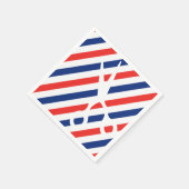 Barberschere Serviette (Ecke)