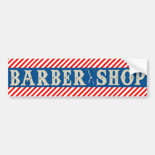 Barbershop Autoaufkleber