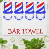 Barbershop Bar Handtuch (Gefaltet)