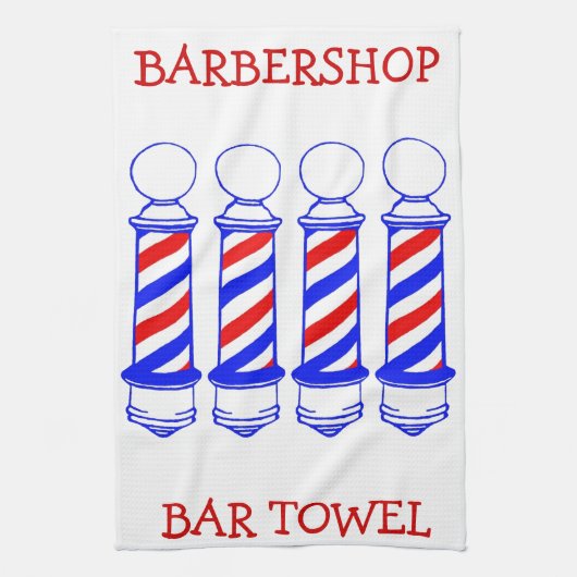 Barbershop Bar Handtuch (Vertikal)