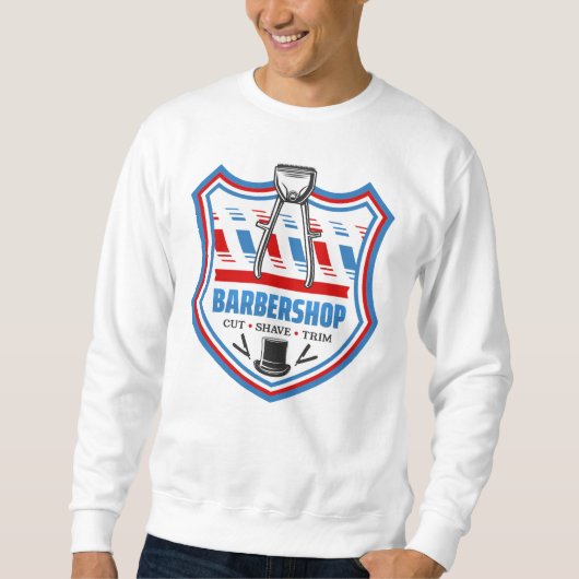 Barbershop Barber Sweatshirt (Vorderseite)