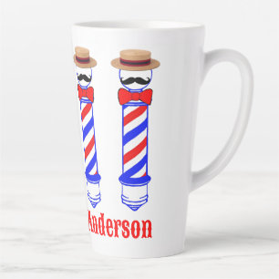 Barbershop Barberpole Singers Personalisieren Milchtasse