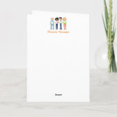 Barbershop Birthday Card Karte (Rückseite)