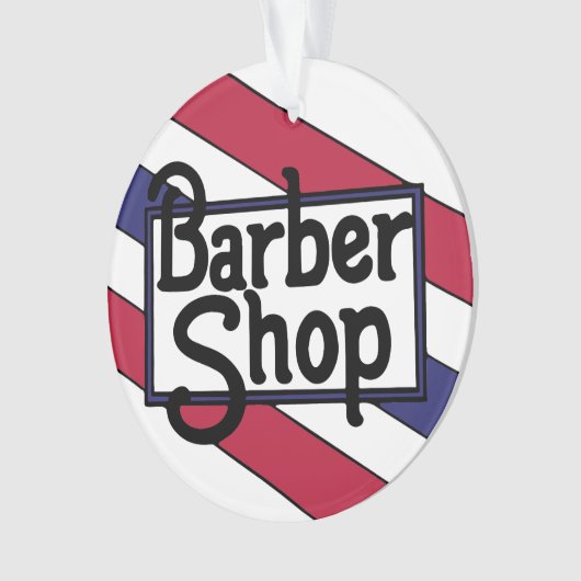 Barbershop Bold Ornament (Vorderseite)