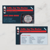 Barbershop Business Card (Barbershop-Vorlage) Visitenkarte (Vorne/Hinten)