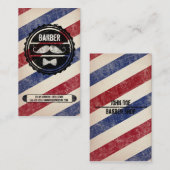 Barbershop Business Card Visitenkarte (Vorne/Hinten)