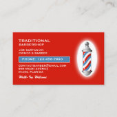 Barbershop Business Card Visitenkarte (Vorderseite)