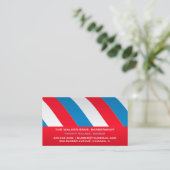 Barbershop Business Card Visitenkarte (Stehend Vorderseite)