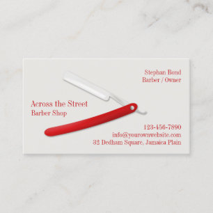 Barbershop Business Card Visitenkarte