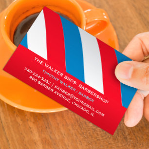 Barbershop Business Card Visitenkarte
