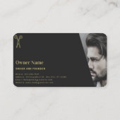 Barbershop Business Card Visitenkarte (Rückseite)