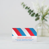 Barbershop Business Card Visitenkarte (Stehend Vorderseite)