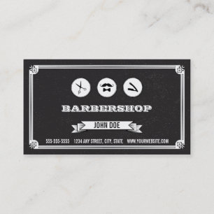Barbershop Business Card Visitenkarte