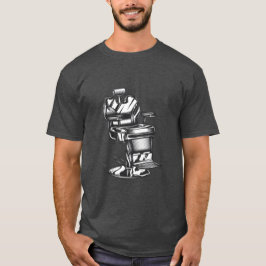 Barbershop Chair Vintag Style T-Shirt