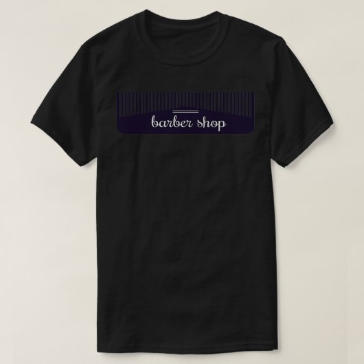 Barbershop Comb T-Shirt (Design vorne)