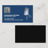 Barbershop Custom QR Visitenkarte (Vorne/Hinten)