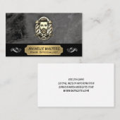 Barbershop Cuts | Mens Hair Care Visitenkarte (Vorne/Hinten)