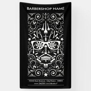 barbershop de los muertos banner