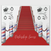 Barbershop Erfolgsschleifpapier Geschenkpapier (Flach)
