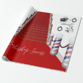 Barbershop Erfolgsschleifpapier Geschenkpapier (Ungerollt)