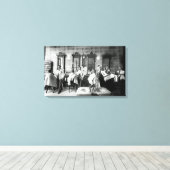 Barbershop-Fotografie der 1890er Jahre Original Leinwanddruck (Insitu (Holzboden))