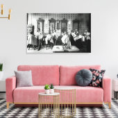 Barbershop-Fotografie der 1890er Jahre Original Leinwanddruck (Insitu (Wohnzimmer))