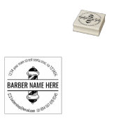 Barbershop für moderne Pole Gummistempel (Stempel)