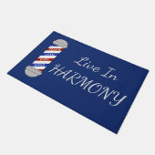Barbershop Harmony Door Mat Fußmatte (Schrägansicht)