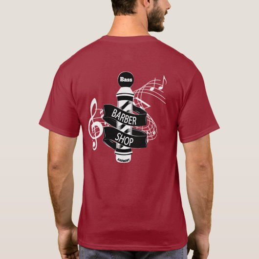 Barbershop Harmony T - Shirt (Rückseite)
