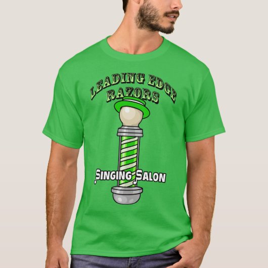 Barbershop Lead Singer "Singen Salon" T-Shirt (Vorderseite)