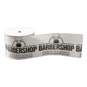 Barbershop Leder Look Ripsband (Spule)