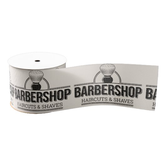 Barbershop Leder Look Ripsband (Spule)