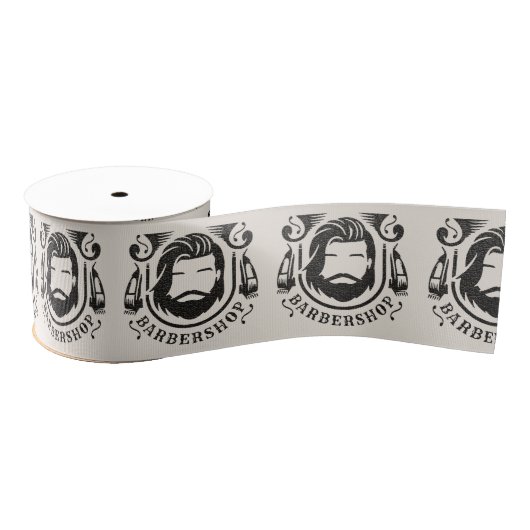 Barbershop Leder Look Ripsband (Spule)