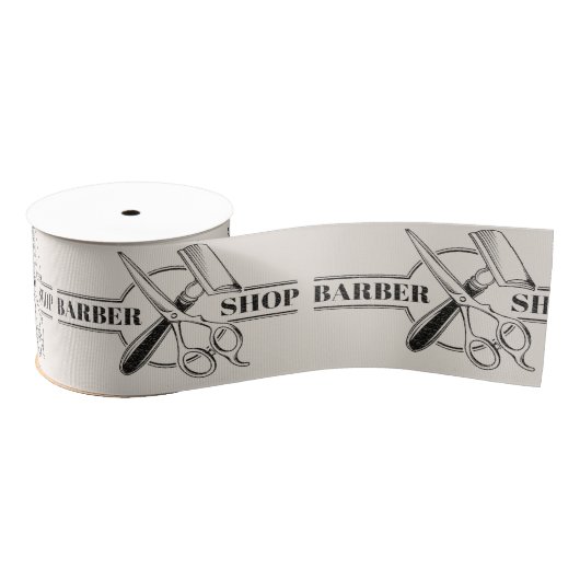 Barbershop Leder Look Ripsband (Spule)